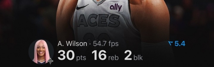 水星边线球“自杀”！王牌豪取六连胜 阿贾-威尔逊爆砍30分16板